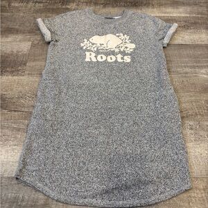 Roots Kids Gray T-Shirt Dress